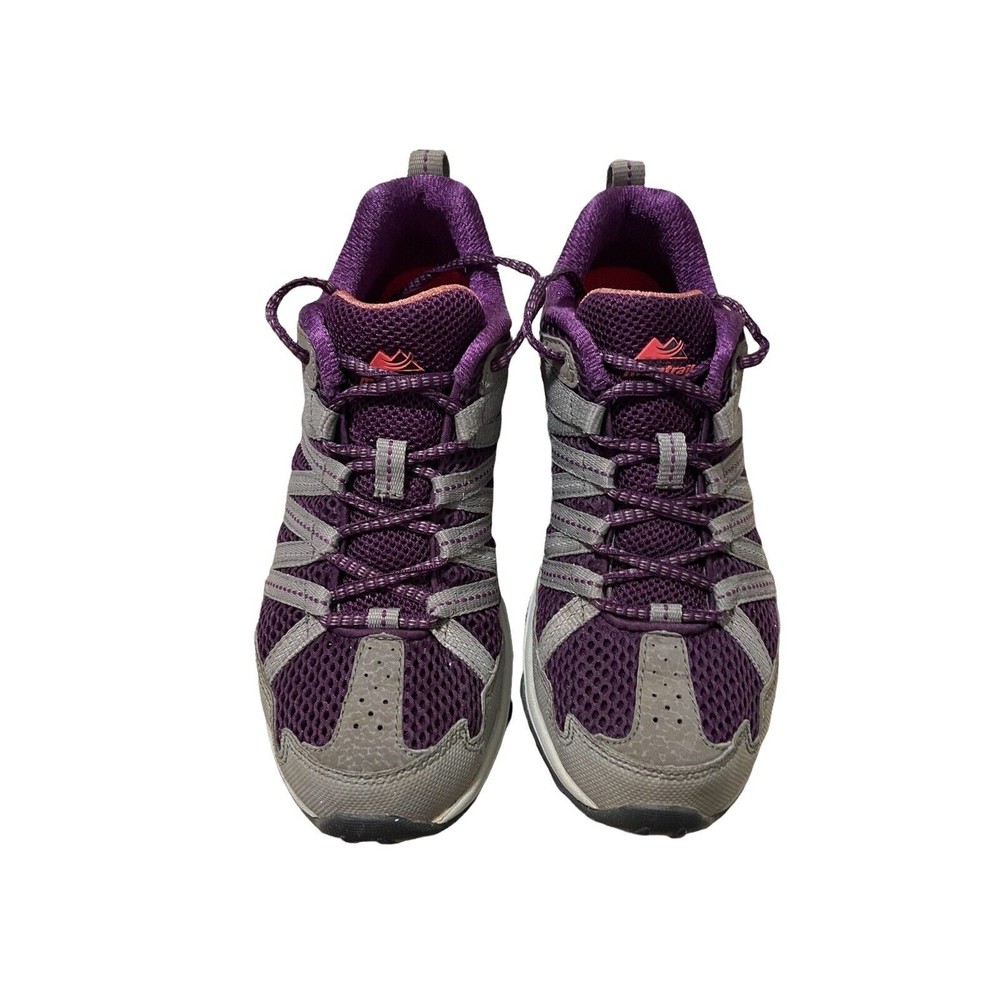 Montrail Woman’s Hiking Shoes Sneakers Sz 8 Purple Grey GL218 2932 Hikers